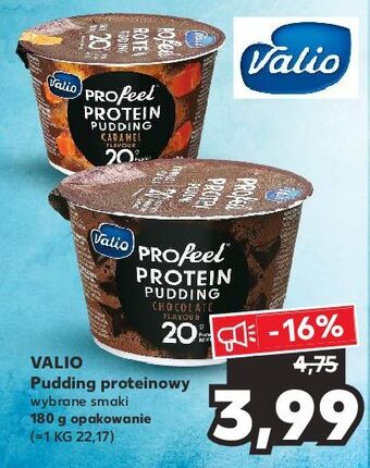 Kaufland Pudding proteinowy karmelowy valio oferta