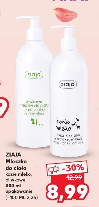 Kaufland Mleczko do ciała ziaja kozie mleko oferta