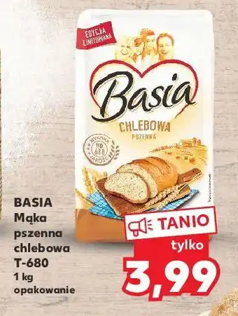 Kaufland Mąka chlebowa pszenna basia oferta