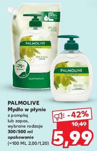 Kaufland Mydło w płynie mleczko oliwkowe - zapas palmolive naturals oferta