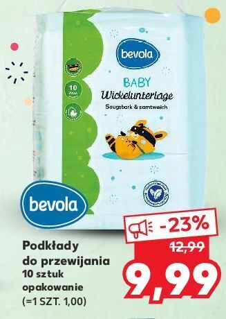Kaufland Podkłady do przewijania bevola baby oferta