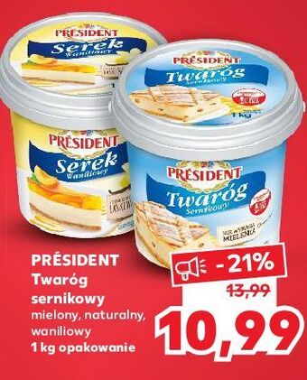 Kaufland Twaróg sernikowy president oferta