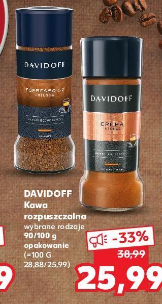Kaufland Kawa davidoff cafe crema intense oferta
