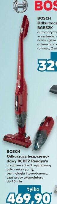 Kaufland Odkurzacz bchf2 readyy'y bosch oferta