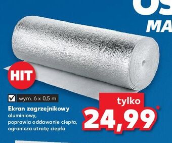 Ekran zagrzejnikowy 6x0.5m
