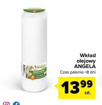 Carrefour Wkład olejowy angela biały 8d bolsius oferta