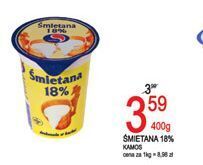 E.Leclerc Śmietana 18 % kamos oferta