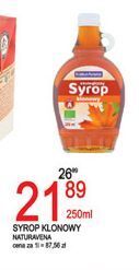 E.Leclerc Syrop klonowy naturavena oferta