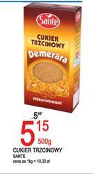 E.Leclerc Cukier trzcinowy sante demerara oferta