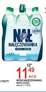 Woda gazowana nałęczowianka