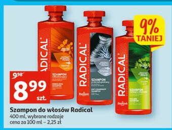 Auchan Szampon do włosów odbudowujący radical oferta