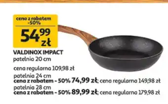 Auchan Patelnia impact 24 cm valdinox oferta