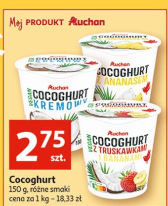 Auchan Cocoghurt z ananasem auchan różnorodne (logo czerwone) oferta