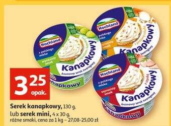 Auchan Serek ze szczypiorkiem hochland kanapkowy oferta