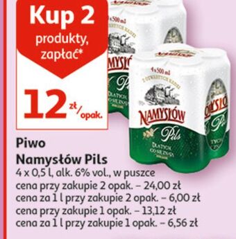 Auchan Piwo namysłów pils oferta