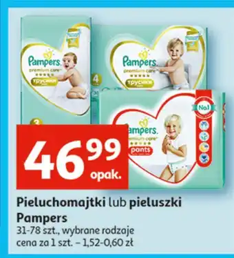 Pieluchomajtki maxi 4 pampers premium care pants