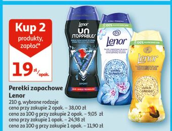 Auchan Perełki zapachowe sport lenor unstoppables oferta