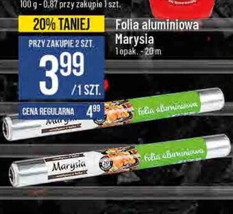 Folia aluminiowa Marysia 20m