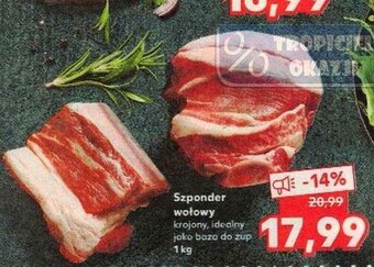 Kaufland Szponder wołowy 1kg oferta