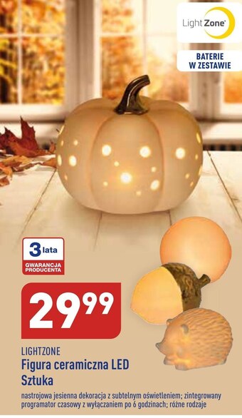 ALDI Figurka ceramiczna lightzone oferta