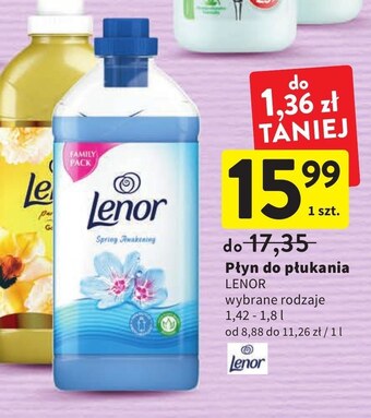 Intermarche Płyn do płukania lenor oferta