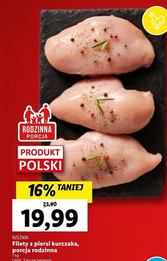 Lidl Filet z kurczaka rzeźnik oferta