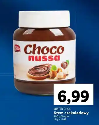 Lidl Krem czekoladowy mister choc oferta