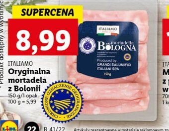 Lidl Mortadela italiamo oferta