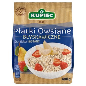 Hitpol Kupiec płatki owsiane błyskawiczne 400 g oferta