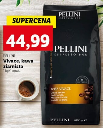 Lidl Kawa ziarnista pellini oferta