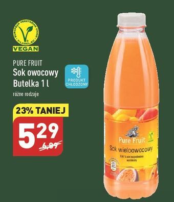 ALDI Sok wieloowocowy pure fruit oferta
