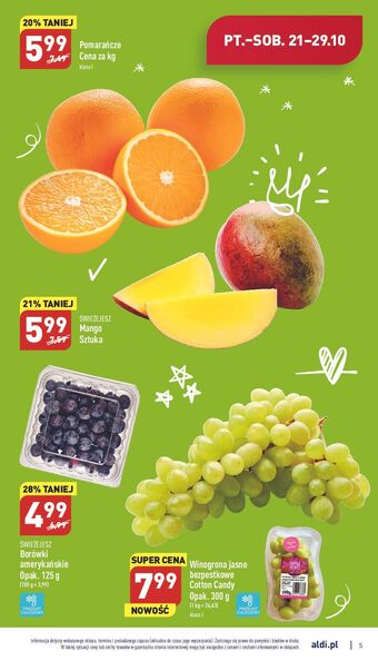 ALDI Pomarańcze oferta
