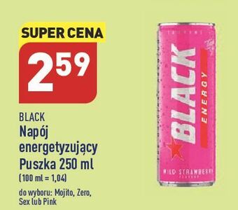 ALDI Napój energetyczny sex energy black energy oferta