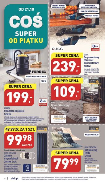 ALDI Odkurzacz ręczny quigg oferta