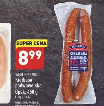 ALDI Kiełbasa podwawelska wędliniarnia classic oferta
