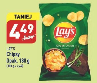 ALDI Chipsy zielona cebulka lay's oferta
