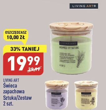 Świeca zapachowa w słoiku living art