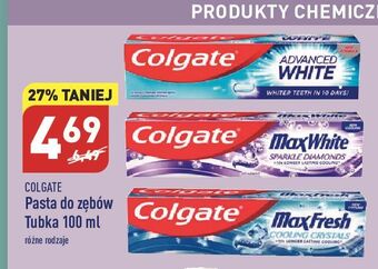 ALDI Pasta do zębów sparkle diamonds colgate max white oferta