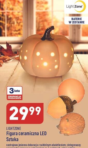 ALDI Figurka ceramiczna led lightzone oferta