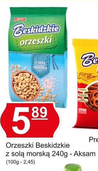 Hitpol Aksam orzeszki beskidzkie z solą morską 240g oferta