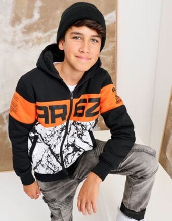 Takko Fashion Chłopcy rozpinana bluza - nadrukowany przekaz oferta