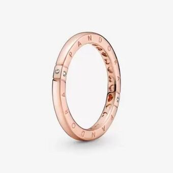 Pandora Pierścionek z logo i sercami oferta