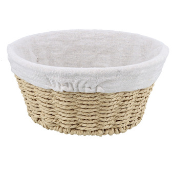 Action Pleciony koszyk z płótnem oferta