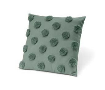 Tchibo Dekoracyjna poduszka z wypełnieniem, zielona oferta