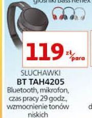 Auchan Słuchawki tah4205wt/00 czarne philips oferta