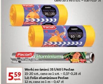 Auchan Folia aluminiowa 12 m paclan oferta