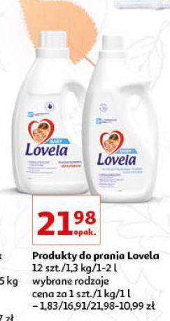 Auchan Kapsułki do prania bieli i kolorów lovela baby oferta