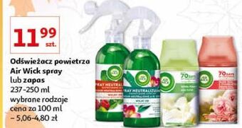Auchan Odświeżacz powietrza eucalyptus & freesia air wick oferta