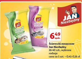 Auchan Ściereczki nasączone do kuchni jan niezbędny oferta