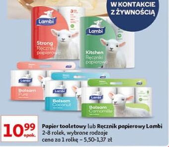 Auchan Ręcznik papierowy strong lambi oferta